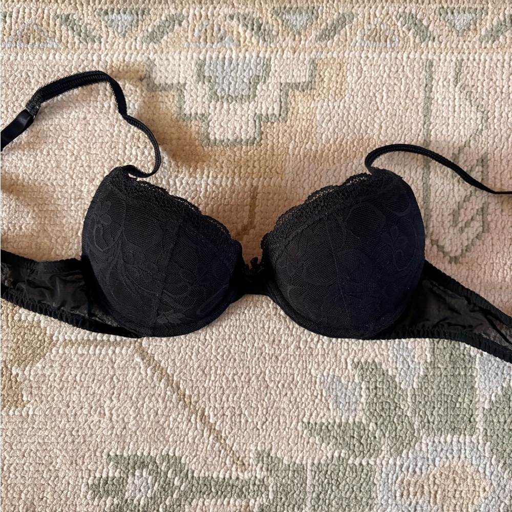 Blush Sinfully Yours Ideal Lift Elegant Black Lace Bra
